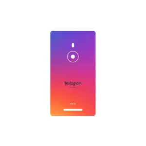 MAHOOT Instagram Cover Sticker for Nokia Lumia 925
