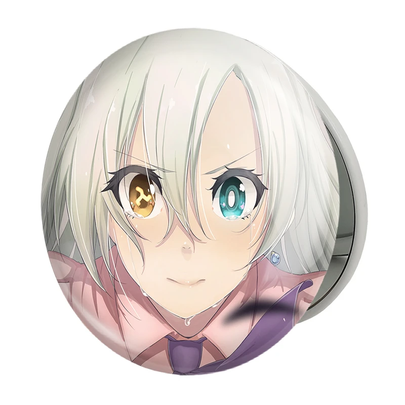 آینه جیبی خندالو طرح الیزابت انیمه هفت گناه کبیره مدل تاشو کد 17525 