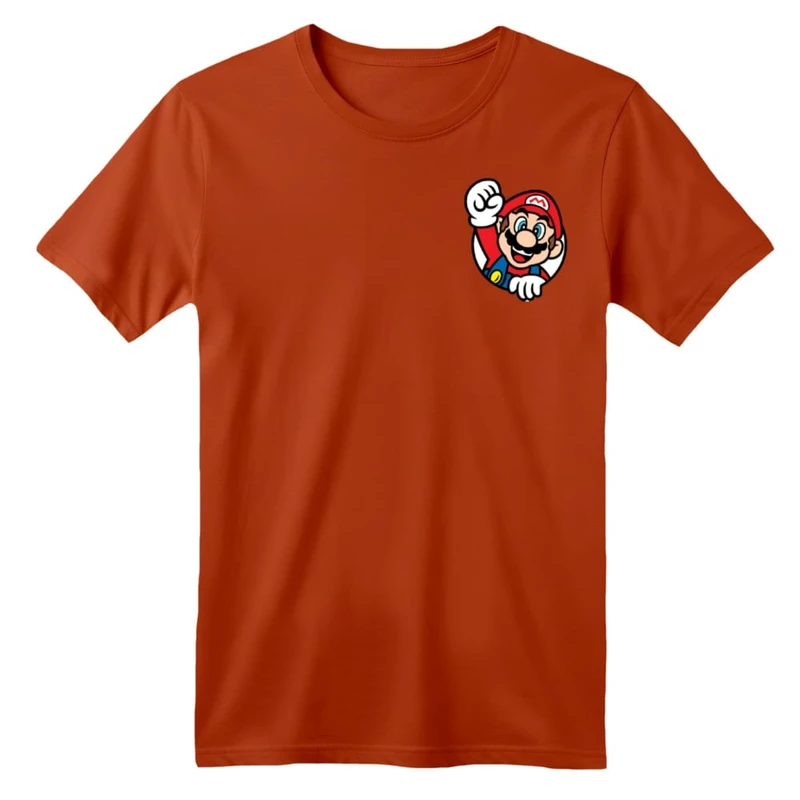 تی شرت آستین کوتاه بچگانه مدل ماریو کد ۹