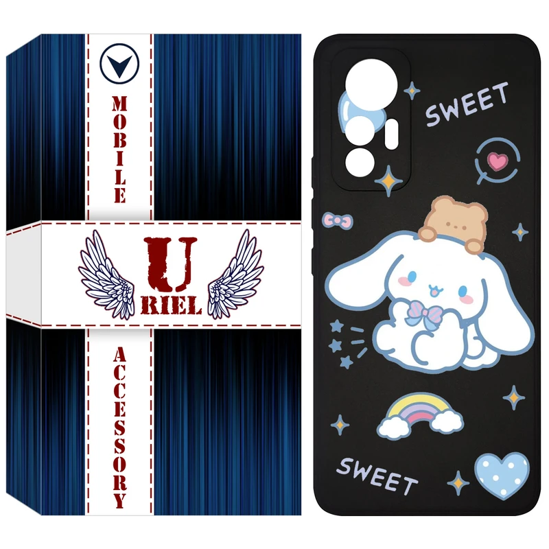 کاور یوریل مدل KSH کد 24 طرح خرگوش بامزه مناسب برای گوشی موبایل شیائومی 12 Lite