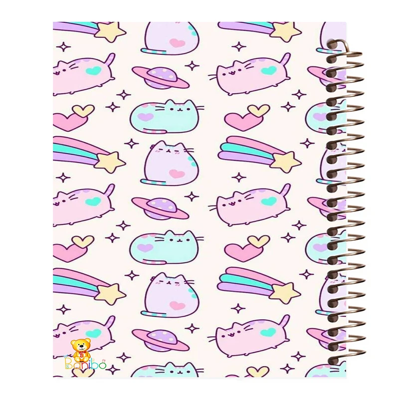 دفتر مشق 100 برگ بانیبو طرح  گربه ها کد 950