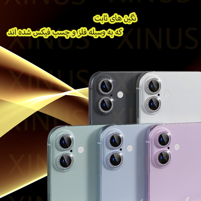 محافظ لنز دوربین ژینوس مدل RINX مناسب برای گوشی موبایل سامسونگ Galaxy A56