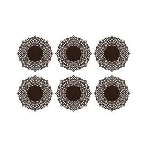 زیربشقابی مدل گرد کد BQ21 بسته 6 عددی