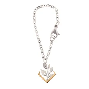 آویز  ساعت زنانه  طرح برگ کد 592