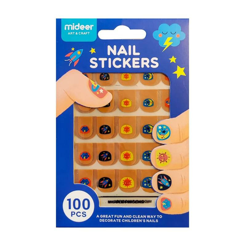 برچسب لنز ناخن میدیر مدل 01 بسته 100 عددی