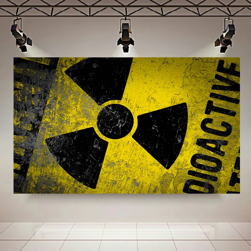 پوستر طرح نشان رادیو اکتیو کد AR19450