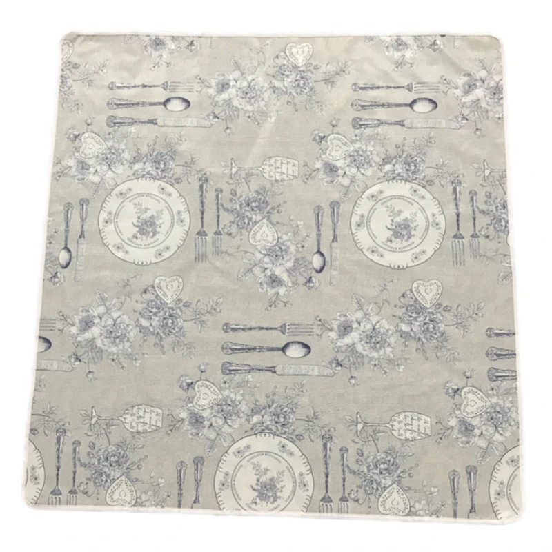 سفره 4 نفره مدل ماژستیک طرح 2 رو سایز 100×100 سانتی متر کد 05