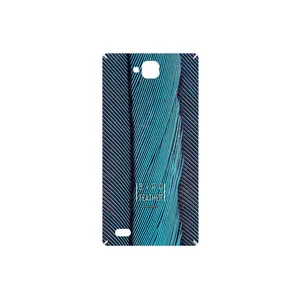 MAHOOT Turquoise feathers Cover Sticker for Honor 3C