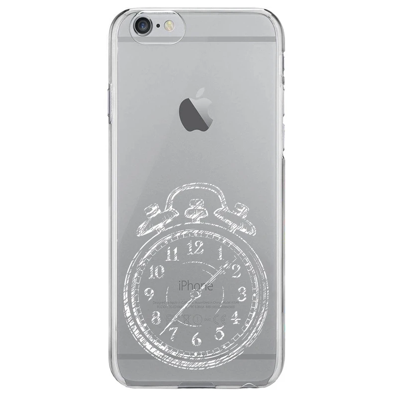 کاور مگافون طرح ساعت مدل C64-W مناسب برای گوشی موبایل اپل iPhone 6 / 6s