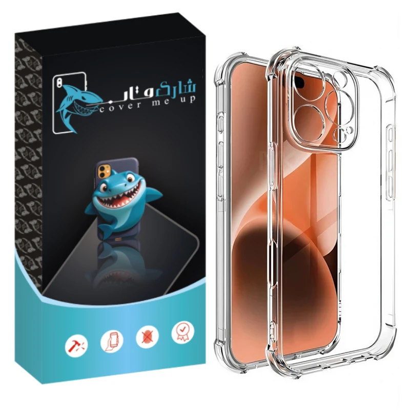 کاور شارک قاب مدل Crystal مناسب برای گوشی موبایل اپل Iphone 16 Pro Max