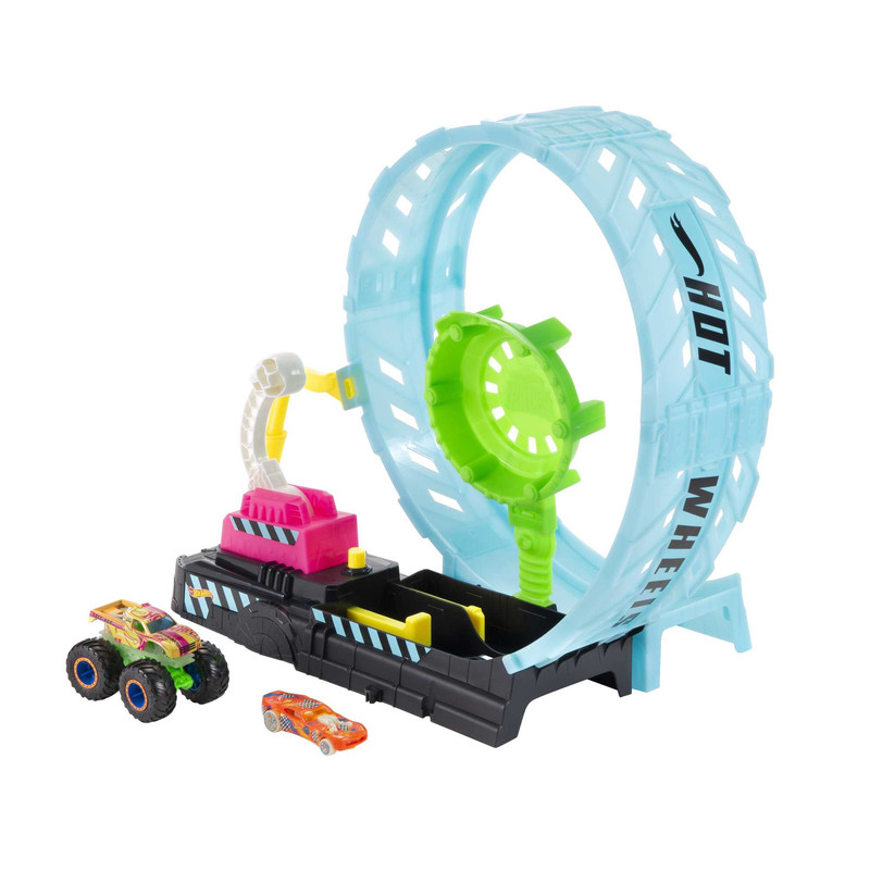 کیت ماشین بازی هات ویلز مدل Epic Loop Challenge Glow In The Dark کد HBN02