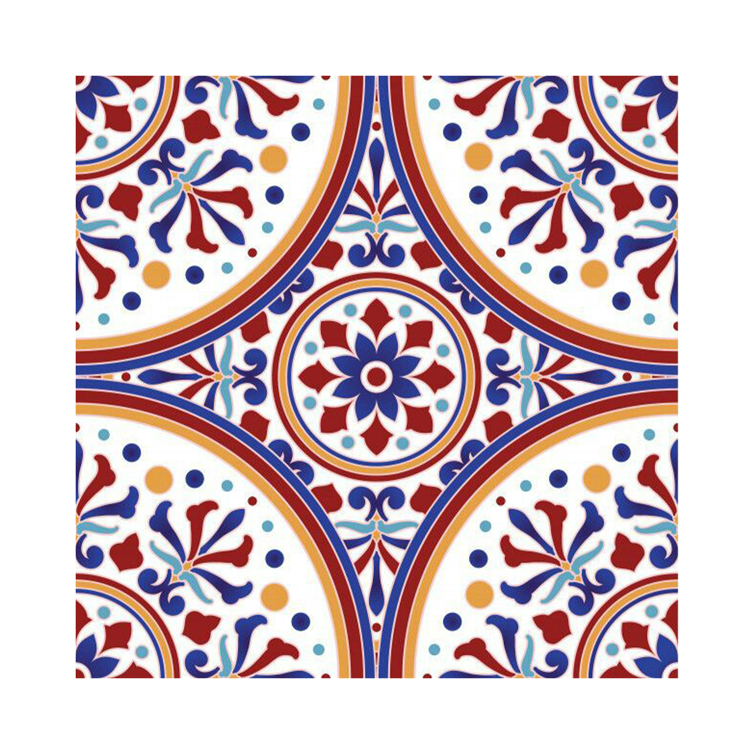 کاشی گلاک طرح سنتی ایرانی کد TT83