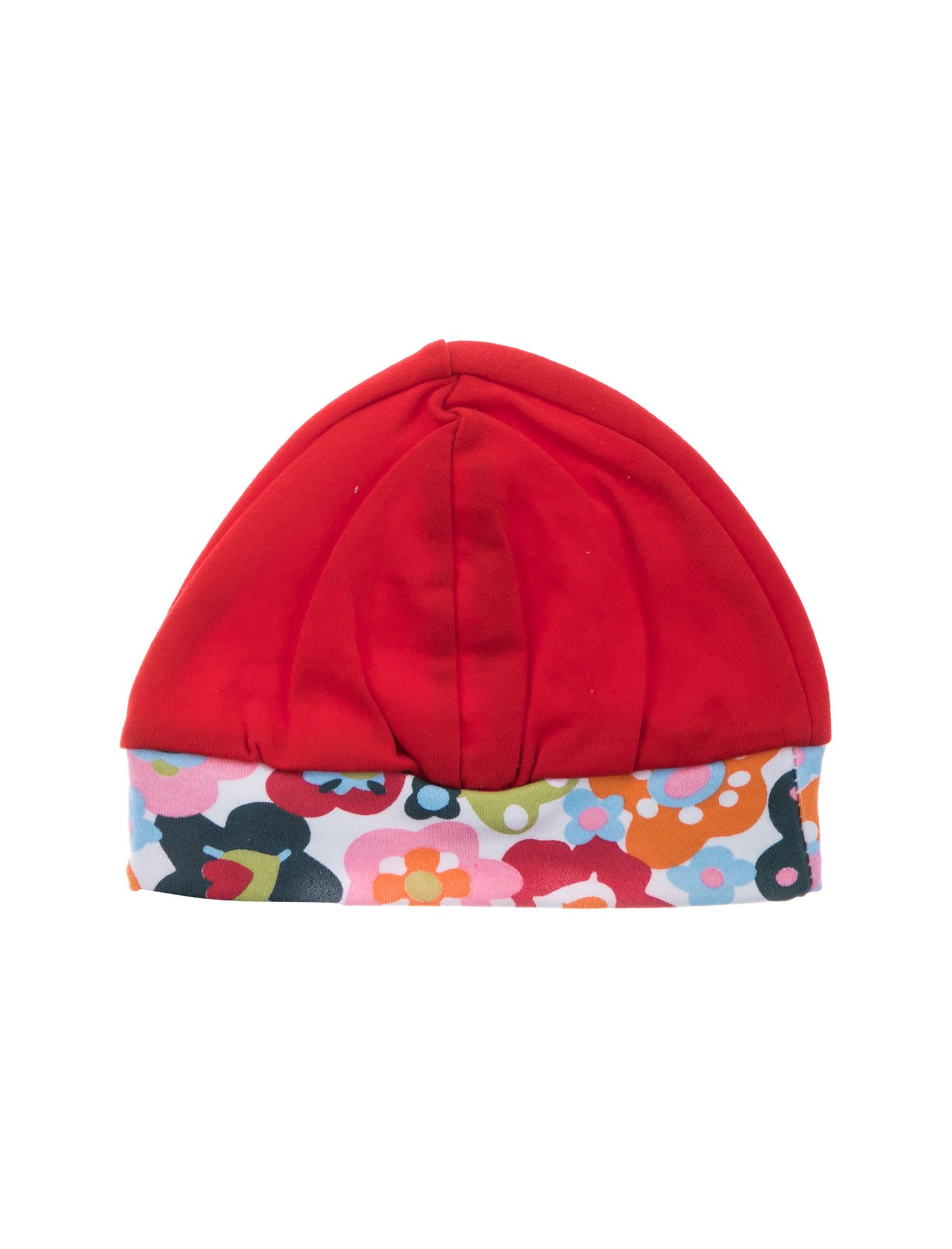 کلاه نخی ساده نوزادی دخترانه - بی بی ناز - قرمز - 3