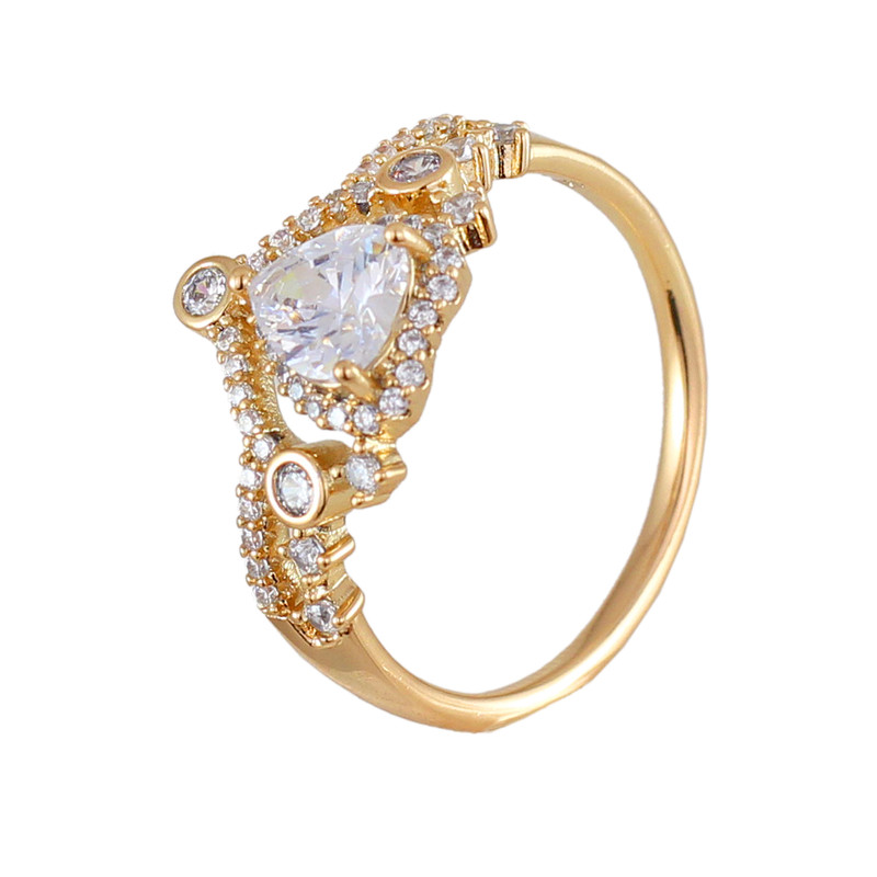 انگشتر زنانه ژوپینگ مدل سولیتر کد L391 انگشتر زنانه ژوپینگ مدل سولیتر کد L391