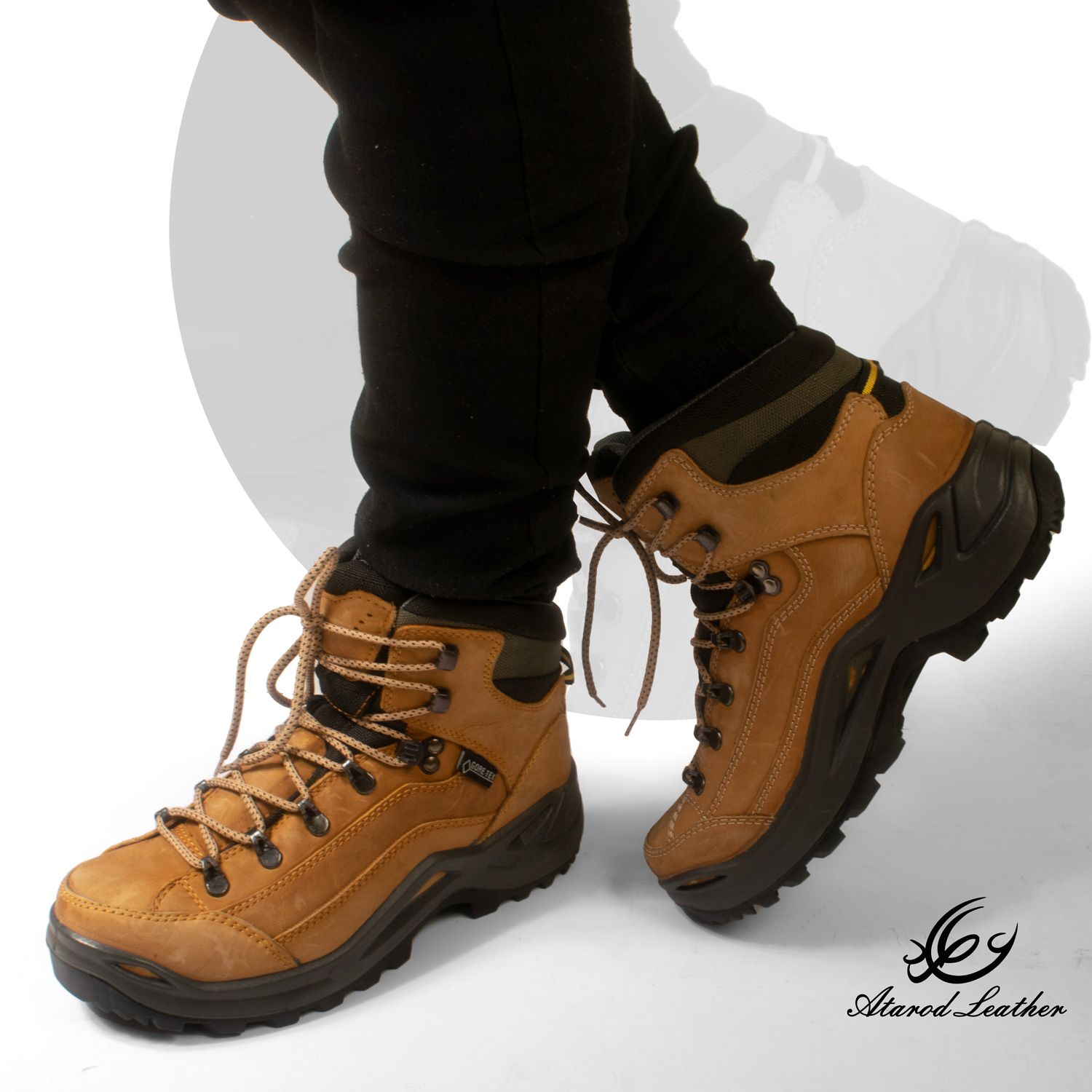 کفش کوهنوردی چرم عطارد مدل چرم طبیعی کد SHK02 -  - 13