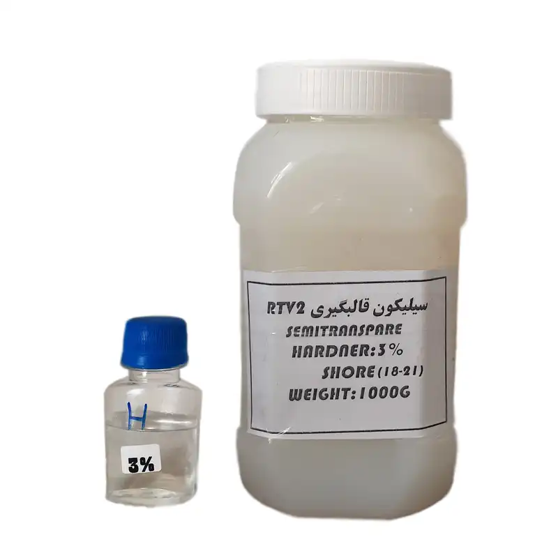 سیلیکون قالب گیری مدل یخی شفاف به همراه هاردنر حجم 1030 میلی لیتر