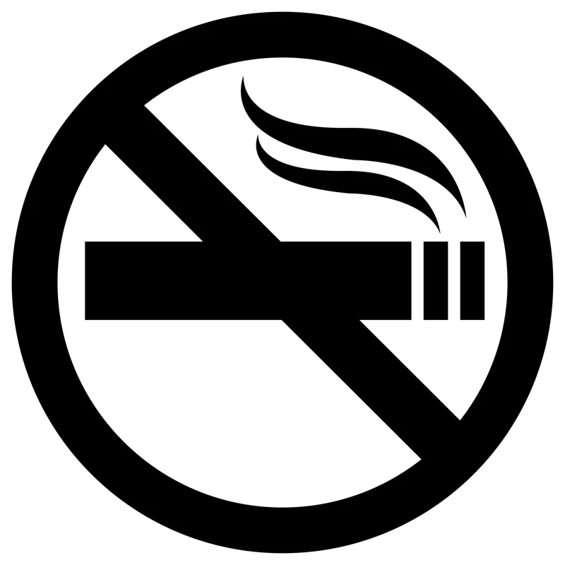 برچسب بازدارنده مدل سیگار نکشید بسته 5 عددی