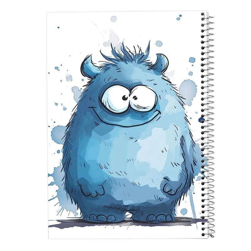 دفتر شطرنجی 50 برگ مدوپد طرح هیولای فانتزی کد DF16745