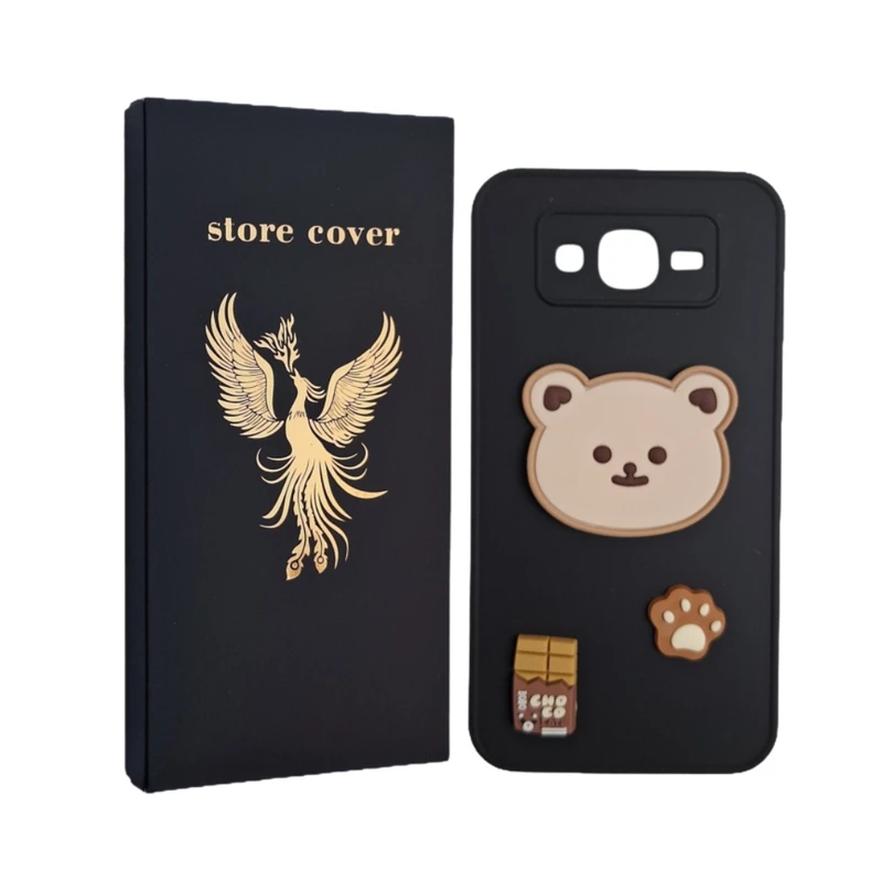 کاور استور کاور طرح عروسک برجسته مدل j5 مناسب برای گوشی موبایل سامسونگ Galaxy J5 / J5 2015