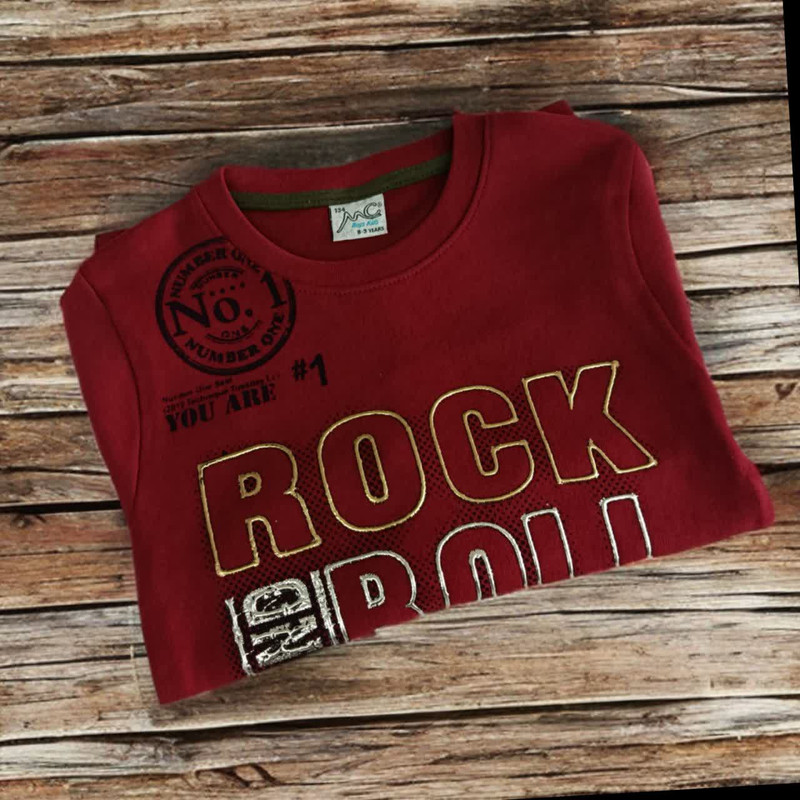 سویشرت پسرانه مدل ROCK AND ROLL