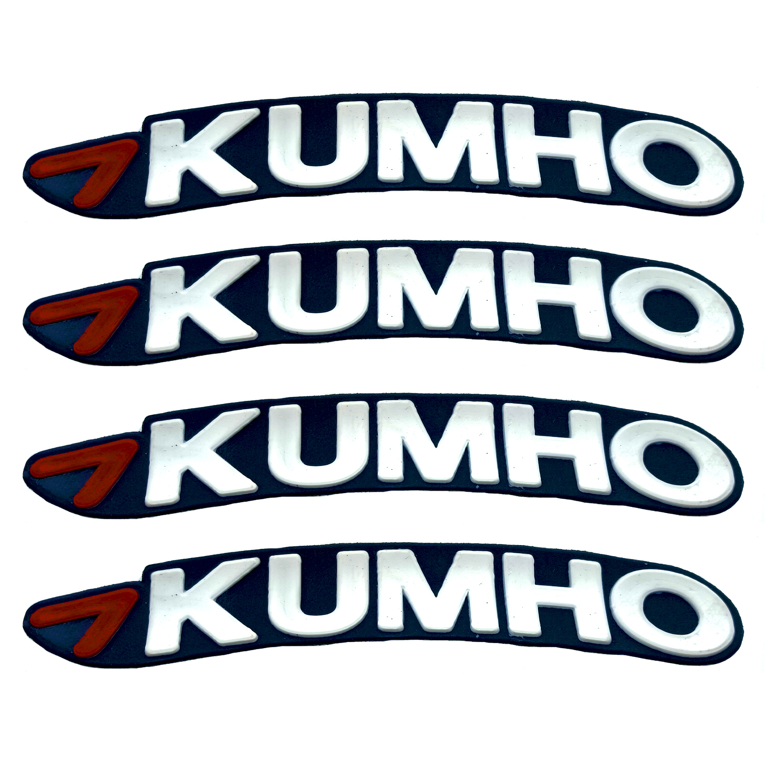برچسب لاستیک خودرو مدل KOMOHO-LASTI مجموعه 4 عددی