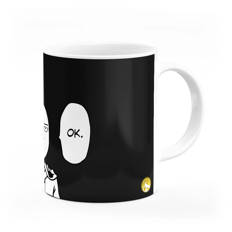 ماگ هومرو طرح انیمه مرد تک مشتی One Punch Man مدل MG2235