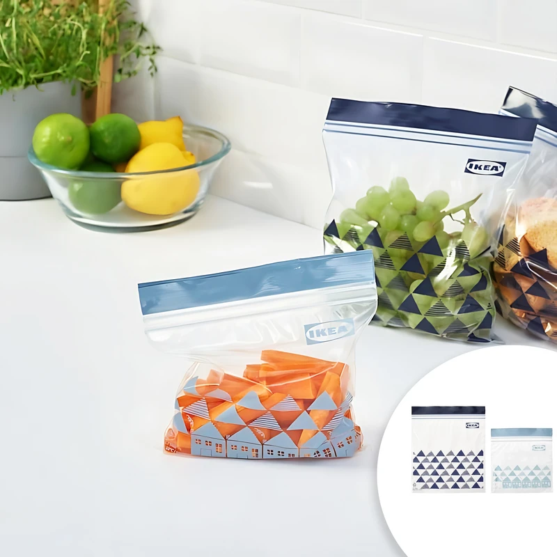 کیسه زیپ دار ایکیا مدل ISTAD بسته 60 عددی