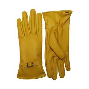 دستکش زنانه مدل چرم mg07