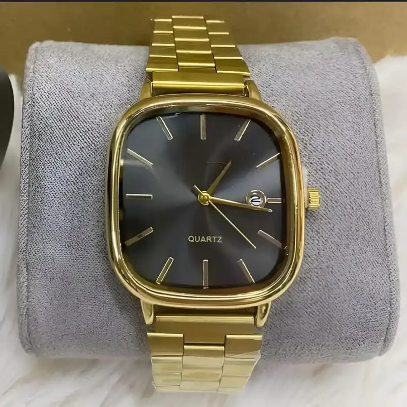 ساعت مچی عقربه ای مدل کلاسیک کد gold.m