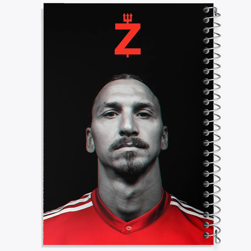 دفتر شطرنجی 50 برگ خندالو طرح زلاتان ابراهیموویچ کد N2802