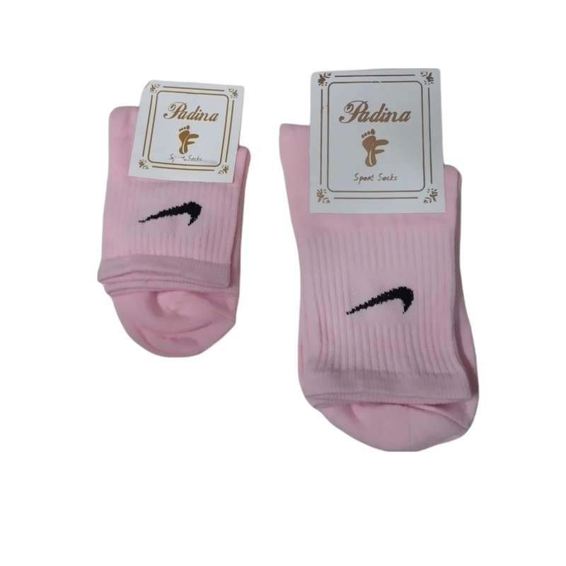 جوراب دخترانه پادینا مدل مادر و دختر بسته 2 عددی