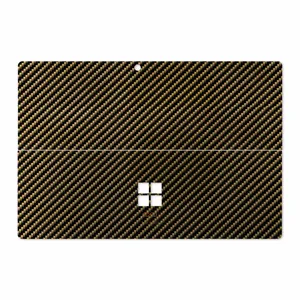 MAHOOT Glossy-Brown-Fiber Cover Sticker for Microsoft Surface Pro 4 2015