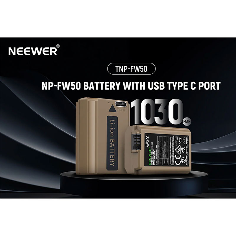 باتری دوربین نیور مدل TNP-FW50 Type C مناسب برای دوربین سونی