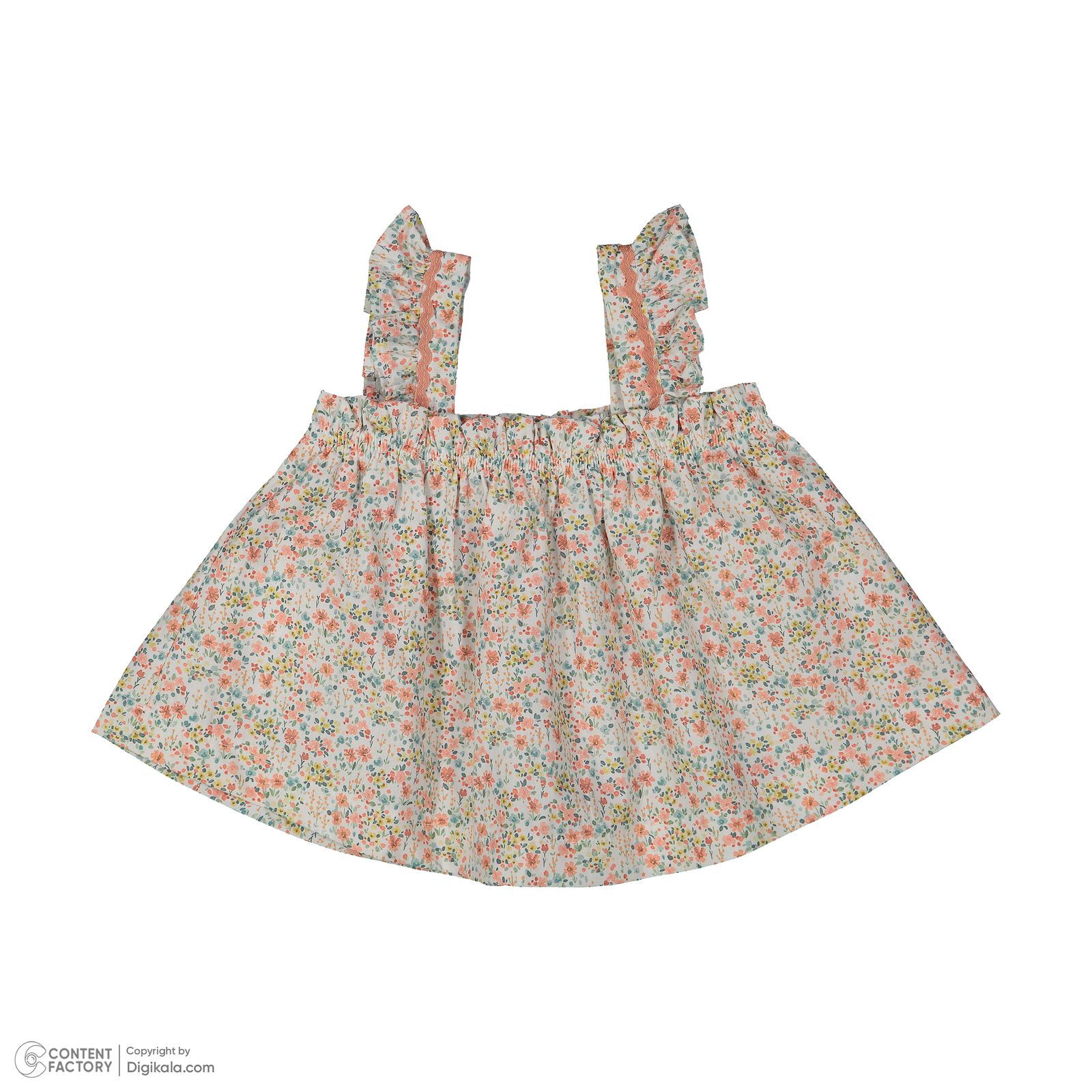 ست 3 تکه لباس نوزادی ایندیگو مدل 13135 رنگ کرم -  - 11
