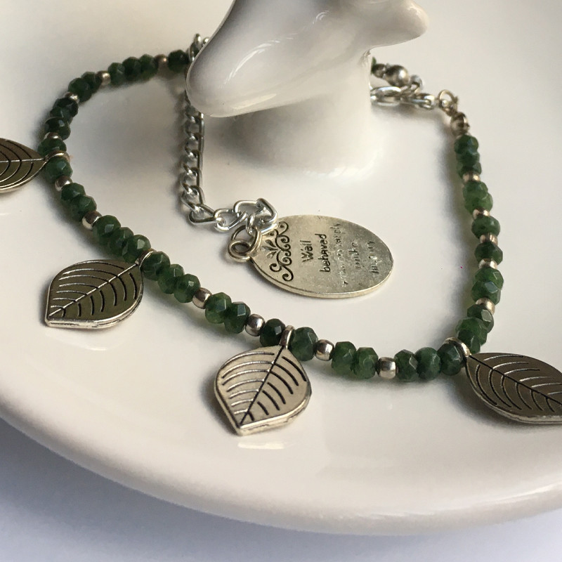 پابند زنانه مدل برگ خزان