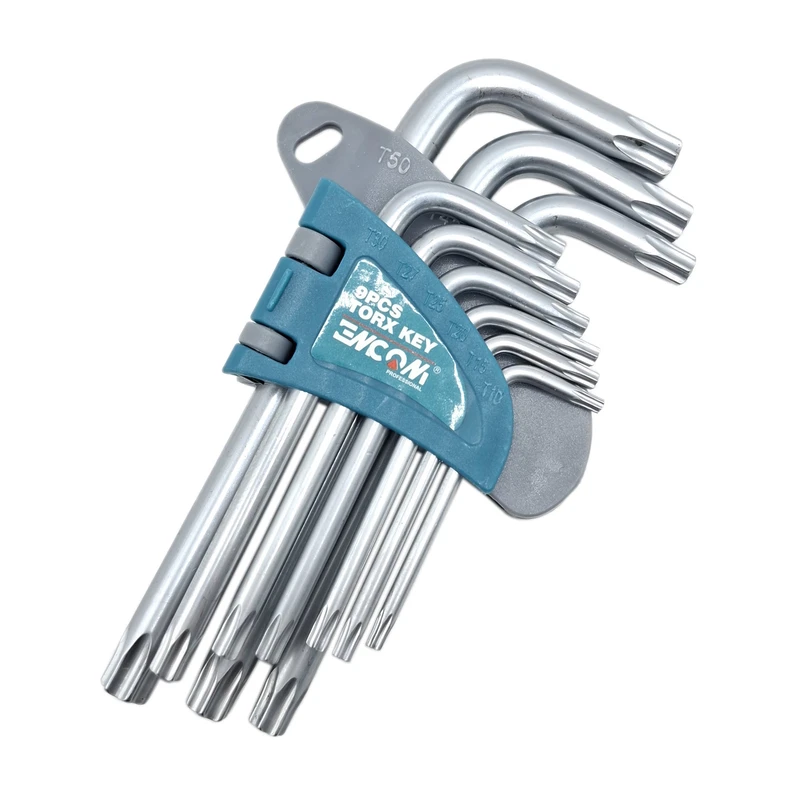 آچار آلن ستاره ای امکوم مدل AE _ 1001 مجموعه 9 عددی