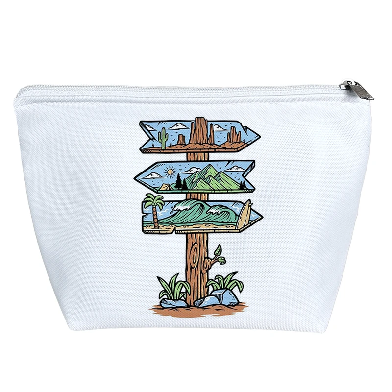 کیف لوازم آرایش دخترانه خندالو مدل راهنمای طبیعت کد 5486