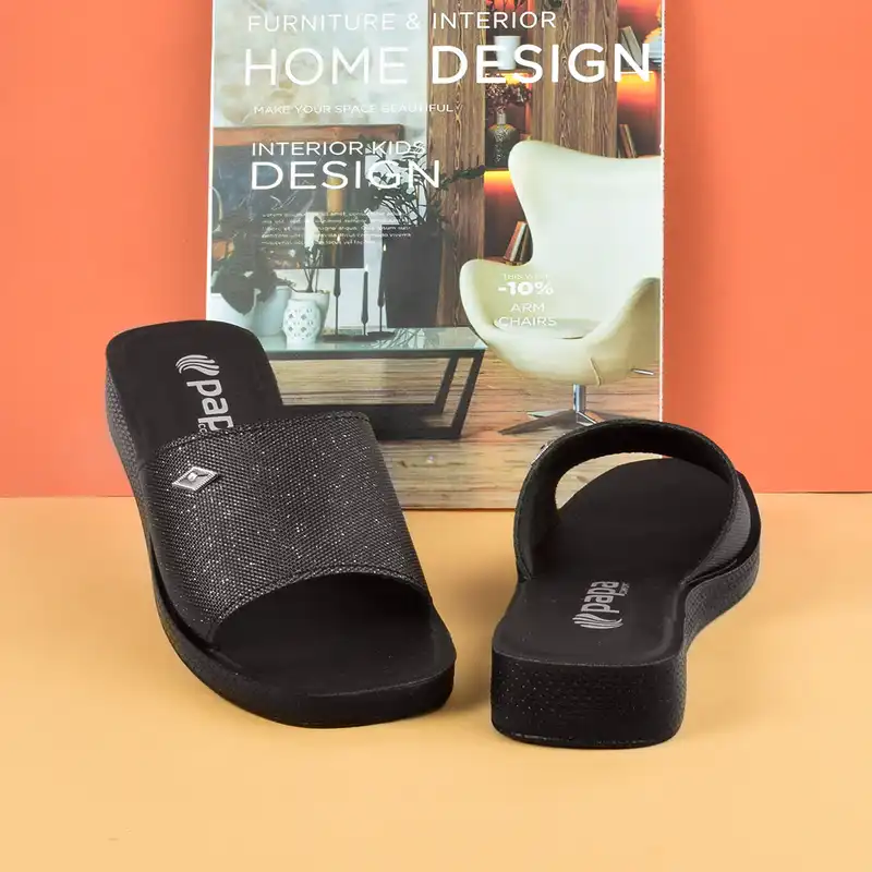 دمپایی زنانه پاپا مدل طبی لمه لوزی BK.4023