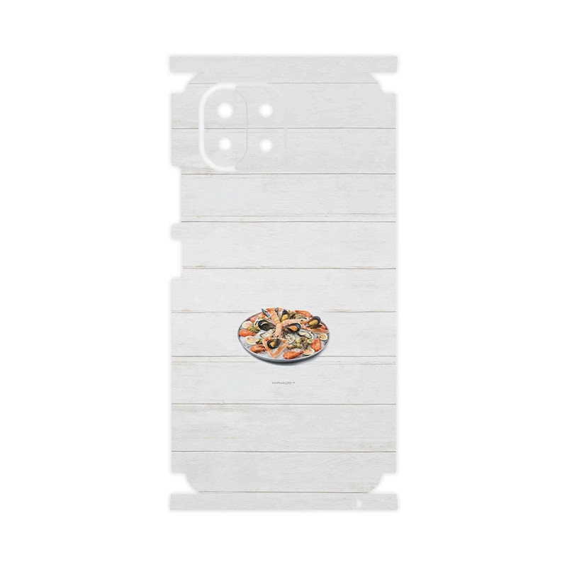 برچسب پوششی ماهوت مدل Seafood-FullSkin مناسب برای گوشی موبایل شیائومی 11 Lite 5G NE