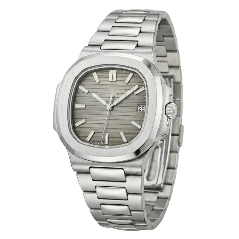 ساعت مچی عقربه‌ای کوارتز مردانه مدل کلاسیک لوکس بند استیل قفل مخفی کد P2