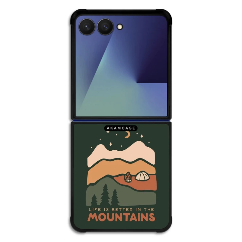 کاور آکام مدل AMC-WSGZFLIP7-MOUNTAINS-17 مناسب برای گوشی موبایل سامسونگ Galaxy Z Flip 7