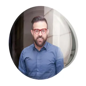 آینه جیبی خندالو طرح هومن سیدی مدل تاشو کد 6307 