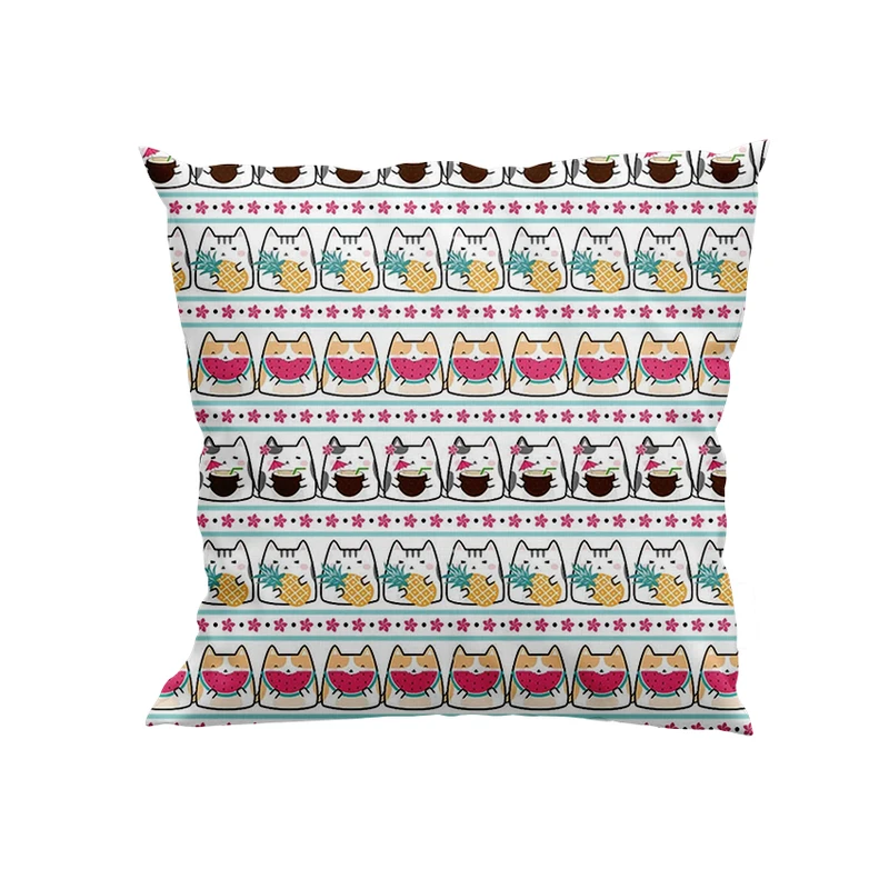 کوسن پاد آفرین مدل گربه ها در تابستان کد DKK414