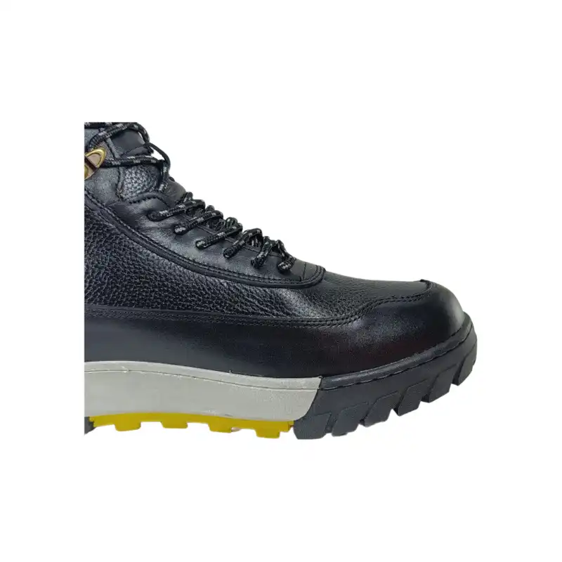 نیم بوت مردانه مدل بندی چرم طبیعی کد si30