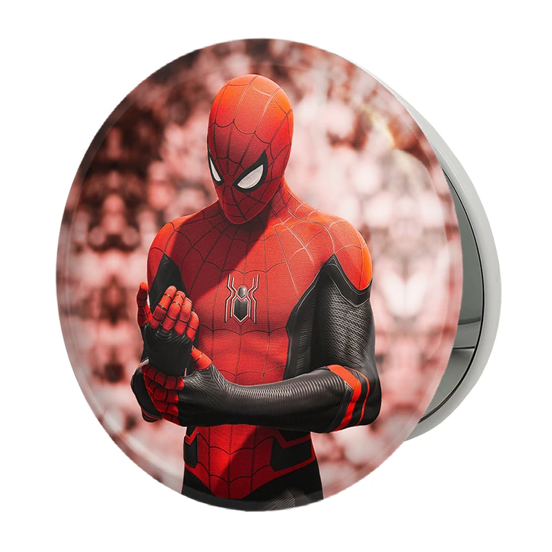 آینه جیبی خندالو طرح مرد عنکبوتی مارول Marvel مدل تاشو کد 19379 