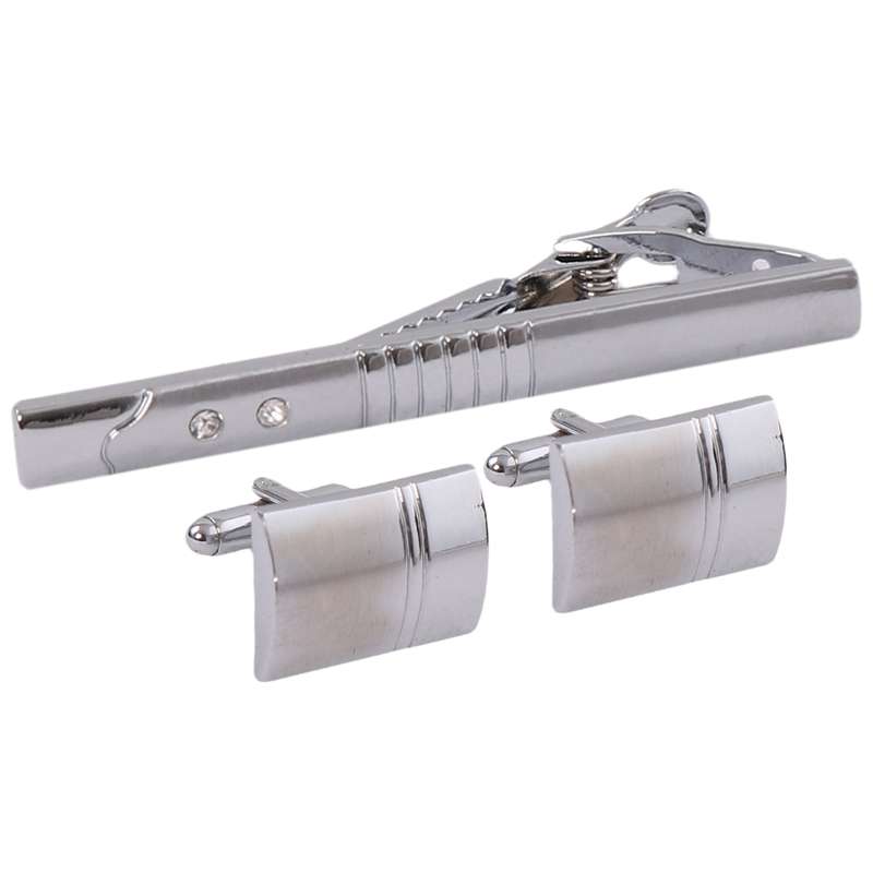 ست دکمه سردست و گیره کراوات مردانه کد 105266 ست دکمه سردست و گیره کراوات مردانه کد 105266