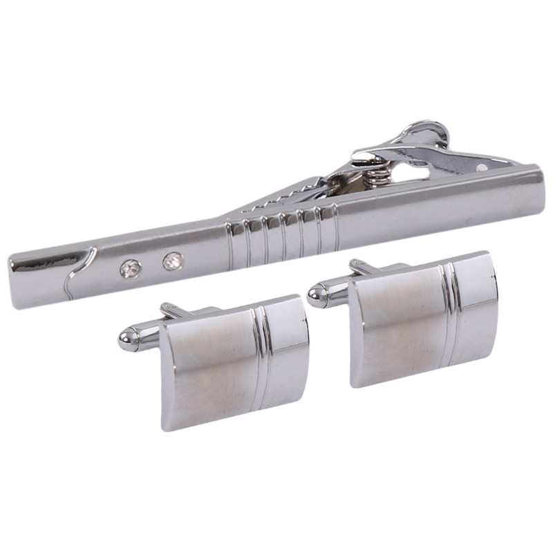 ست دکمه سردست و گیره کراوات مردانه کد 105266 ست دکمه سردست و گیره کراوات مردانه کد 105266