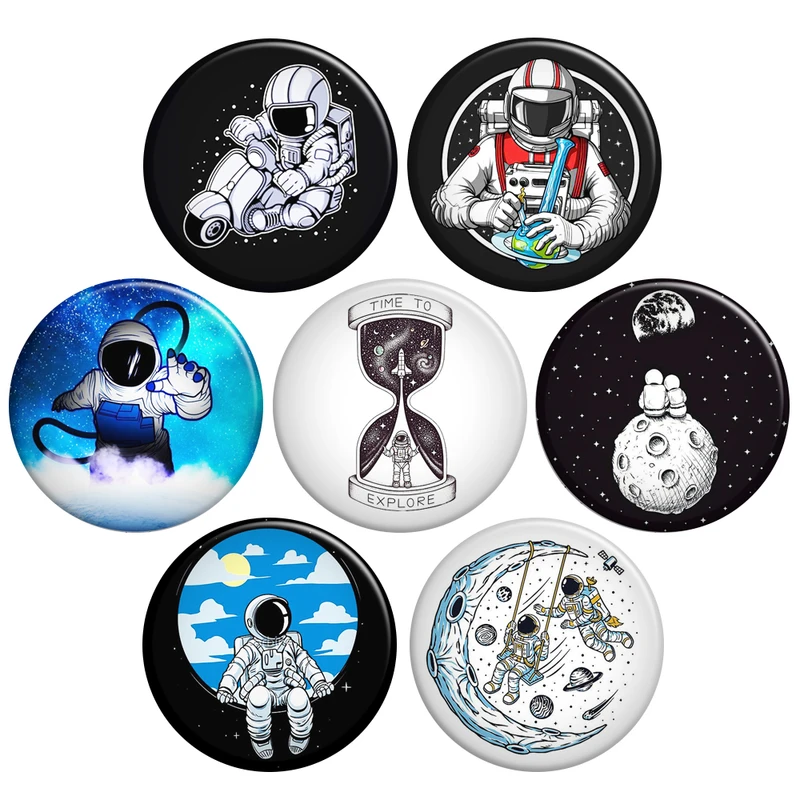 پیکسل گالری باجو طرح فضا و فضانورد کد 40 مجموعه 7 عددی