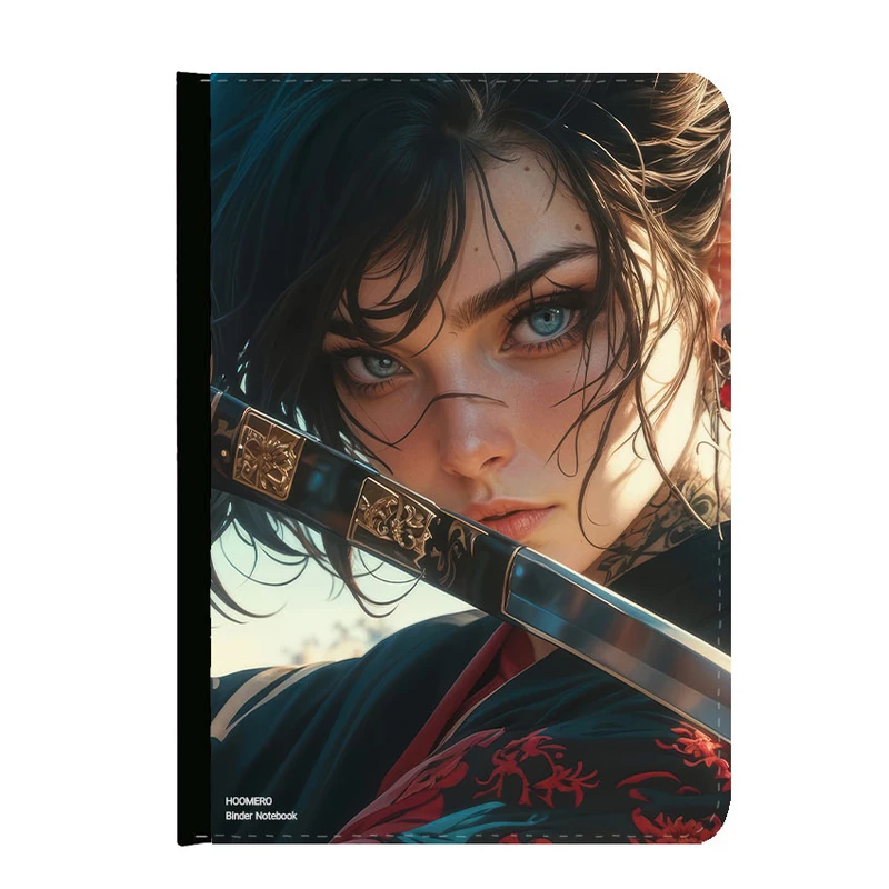 کلاسور هومرو مدل KL507 طرح انیمه دخترونه سامورایی