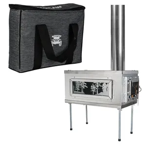 بخاری هیزمی زمین مدل کمپینگ مجیکمپ